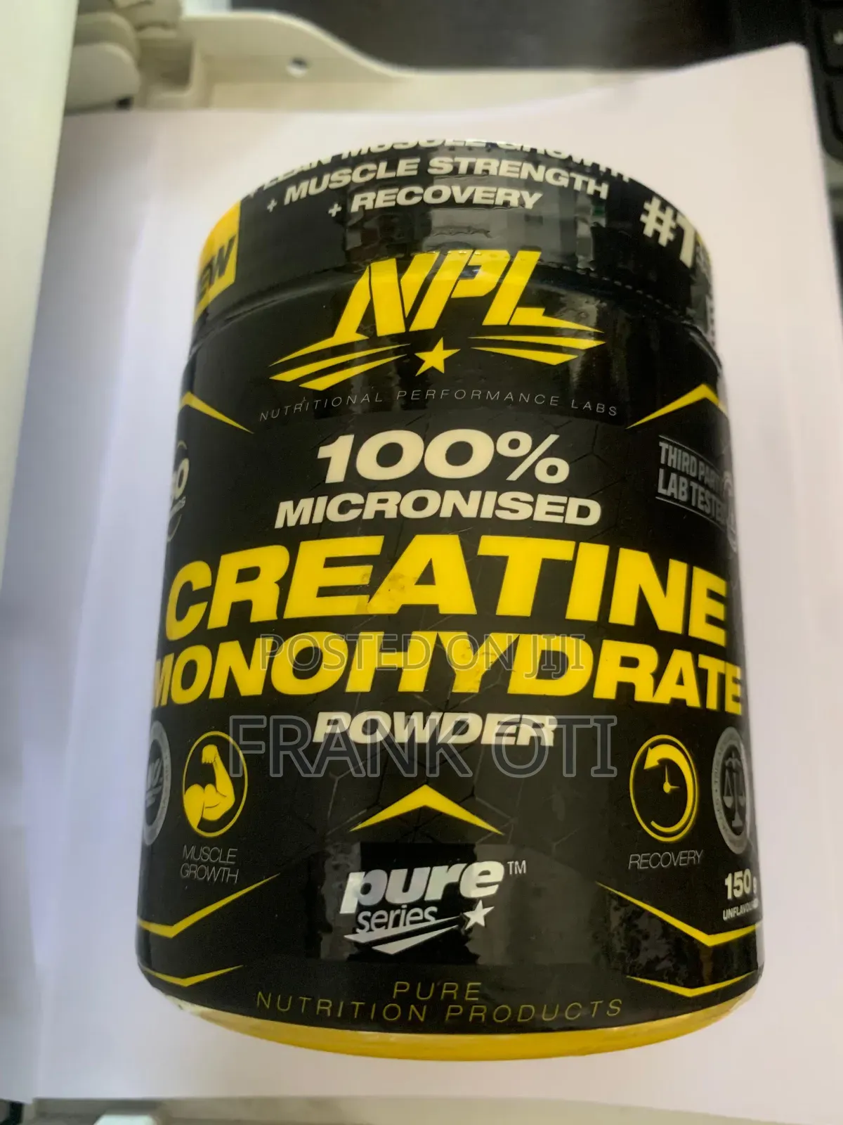 Unflavored Creatine Monohydrate Powder