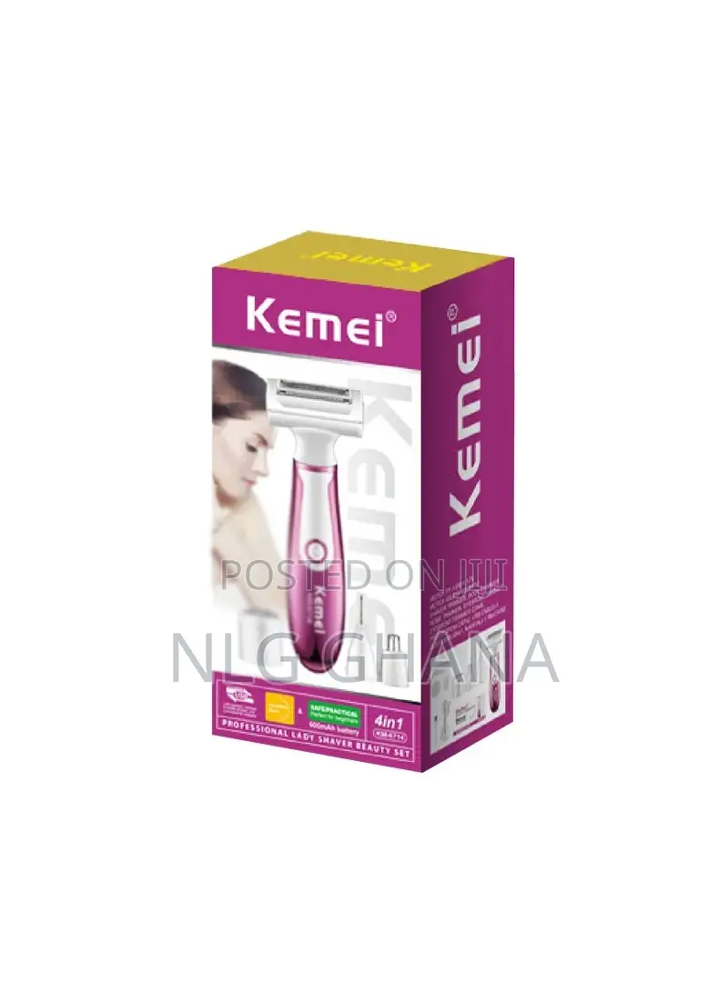 4-in-1 3w Professional Women Grooming Kit Epilator Ghx5442