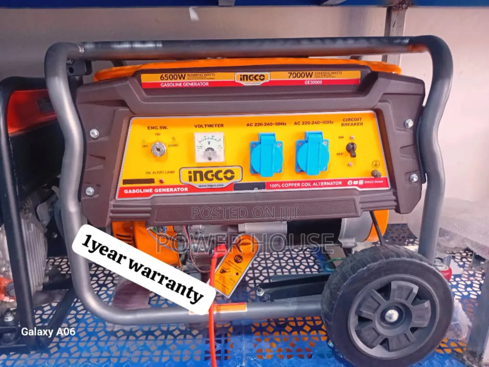 Volt Well Ingco 7.5 Generator 8500watts Pertrol