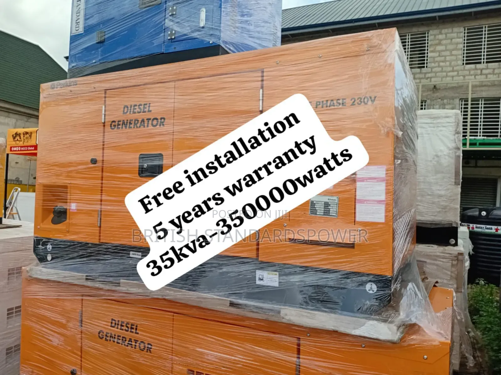 Self Activating 35kva Silent Diesel Generator