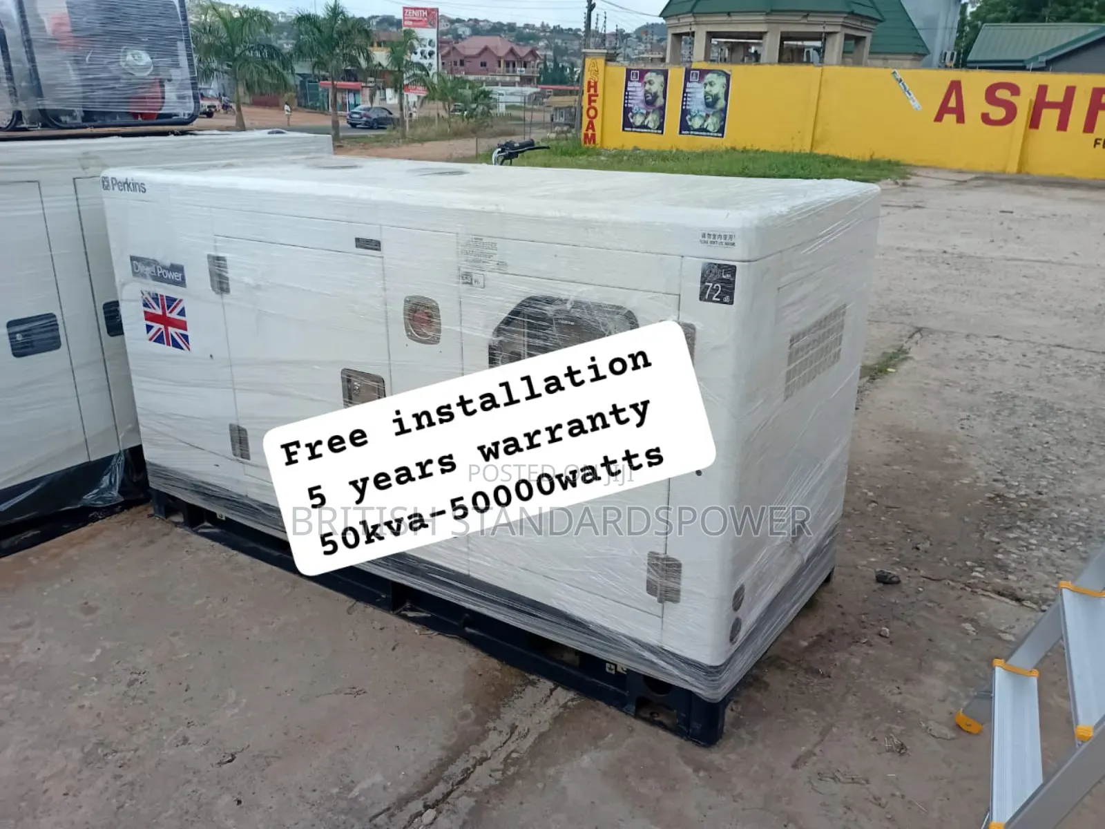 Power Craft Perkins 50kva Silent Diesel Generator Perkins