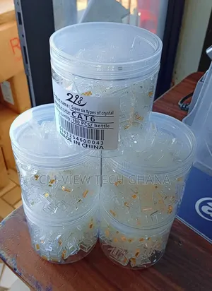 (100pcs)Pass Through Cat6 Rj45 Connectors