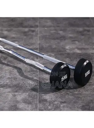 15kg Fixed Barbell Weights, Straight Steel Bar Hj_00205_15kg