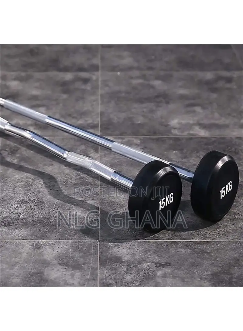 15kg Fixed Barbell Weights, Straight Steel Bar Hj_00205_15kg