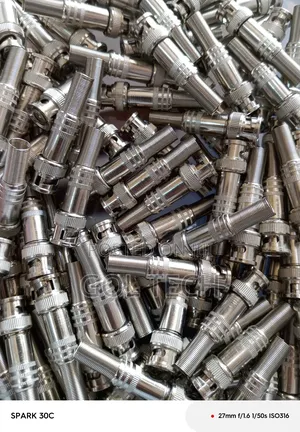 BNC Connector for CCTV Camera Silver