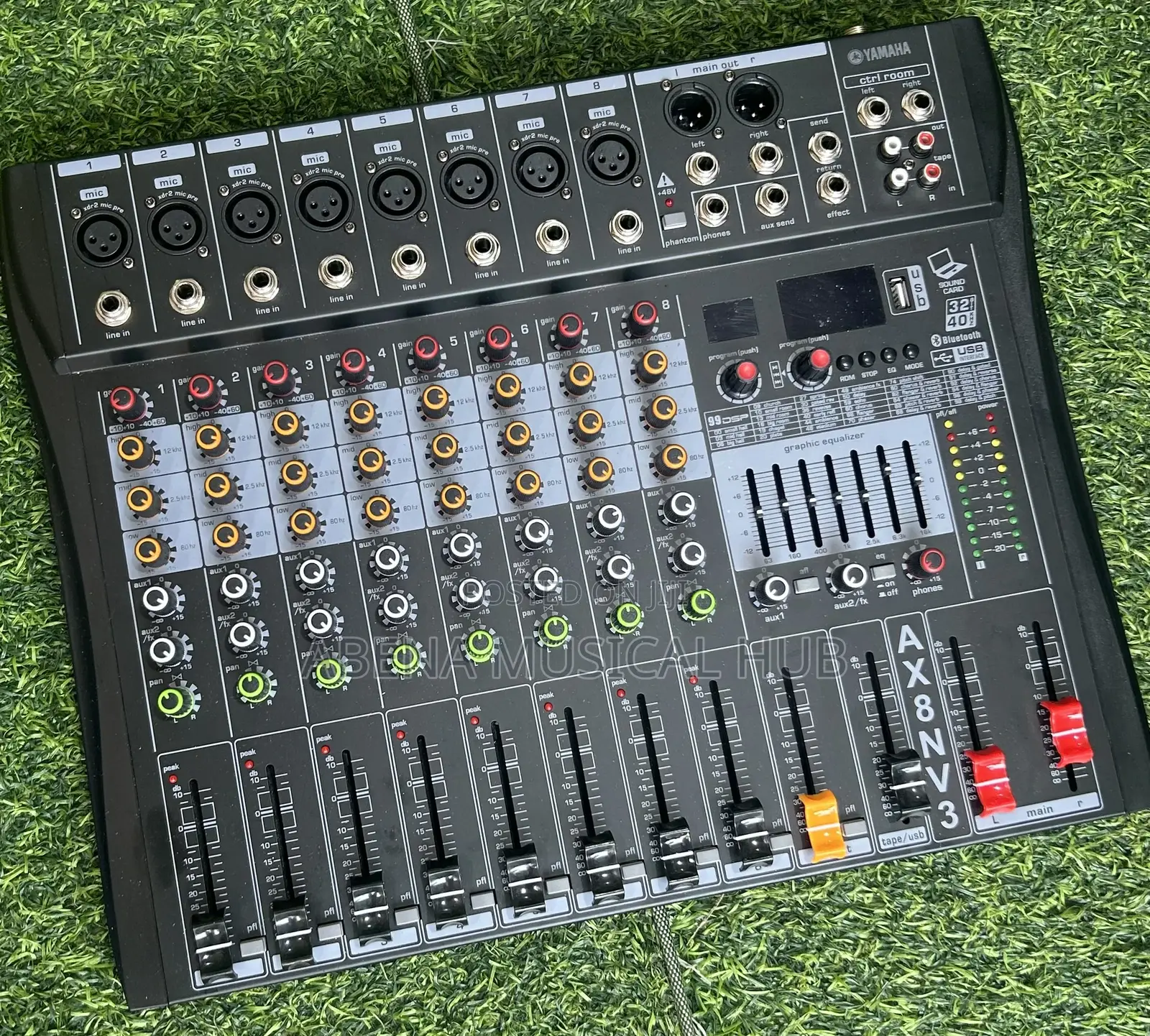 Ax8nv3 8 Channels Mixing Console and Aux Paths Plus Effects
