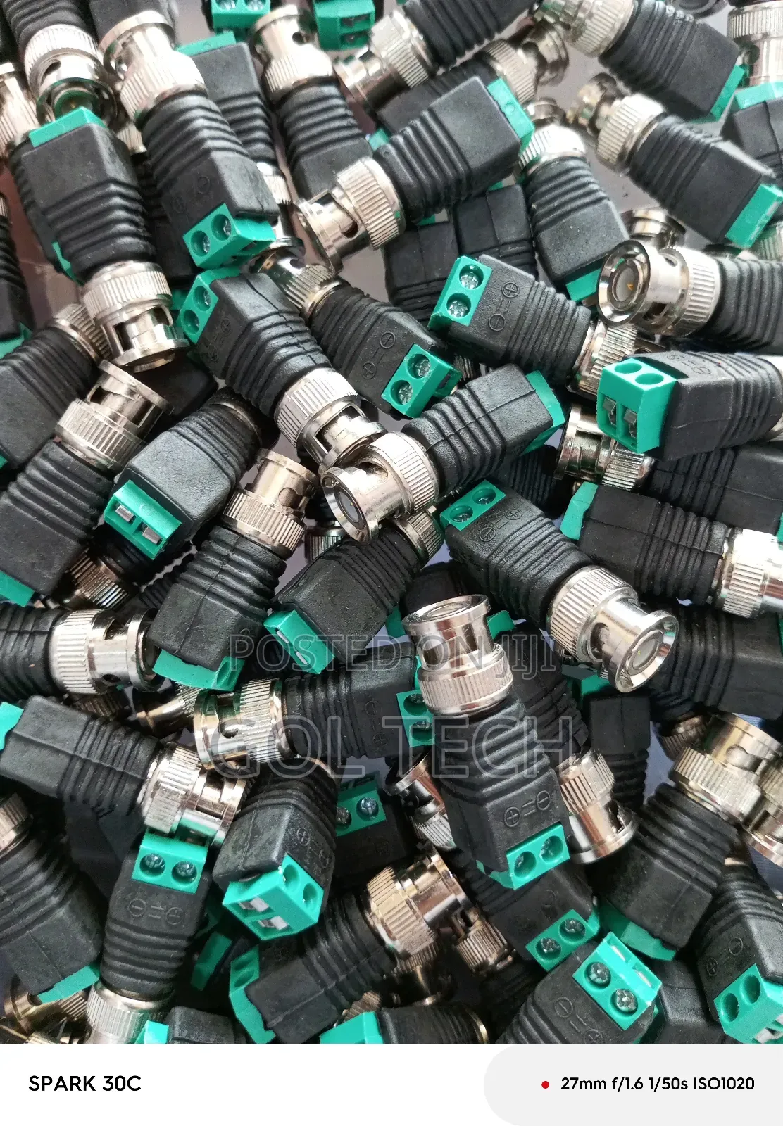 BNC Video Balun or Video Connector for CCTV