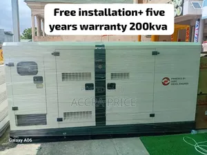 Generator Prodigy From Perkins Diesel Machine 200kva Perkins