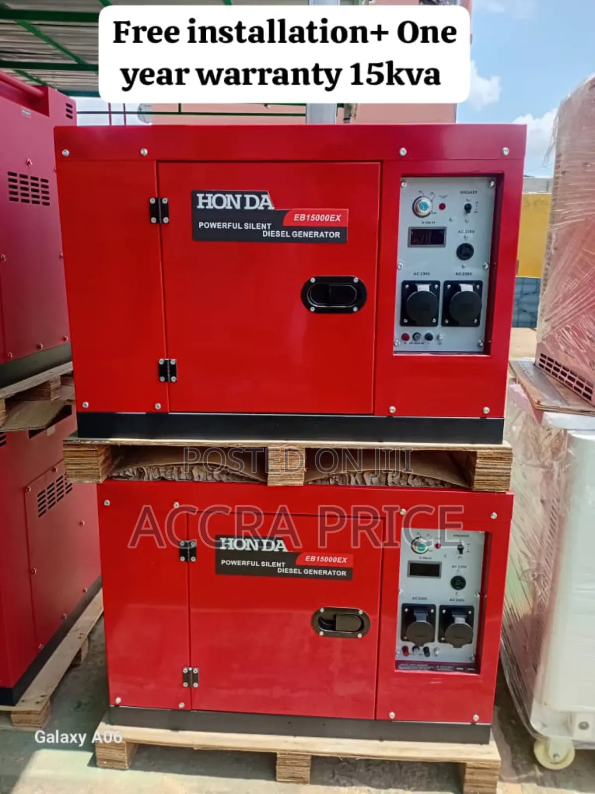 Generator Prodigy From Honda Diesel Machine 15kva Honda