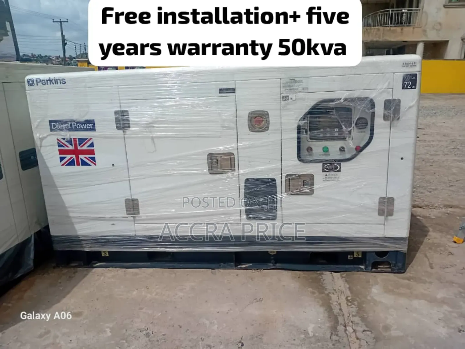 Generator Prodigy From Perkins Diesel Machine 50kva Perkins