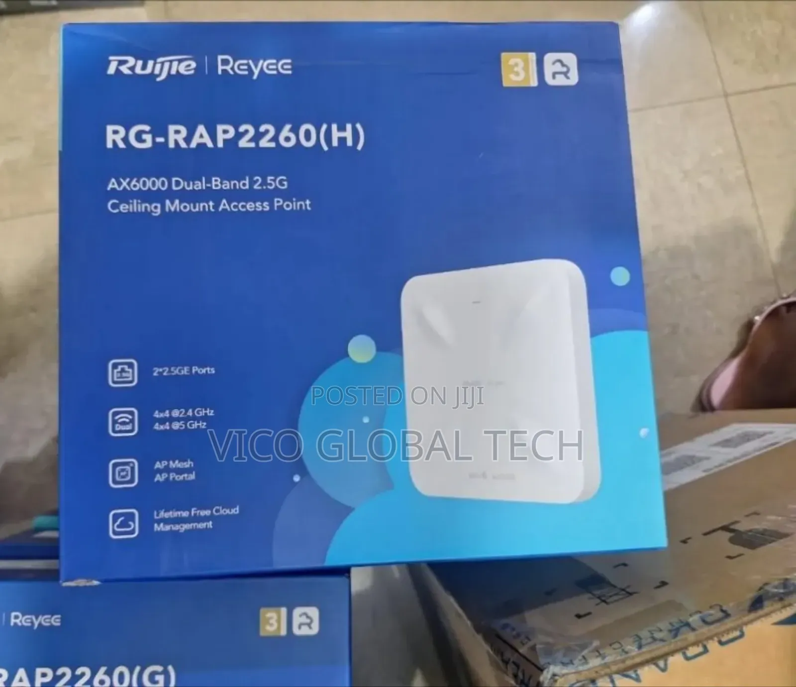 Ruijie Reyee Rg-Rap2260(H) Ax6000 Ceiling Mount Access Point