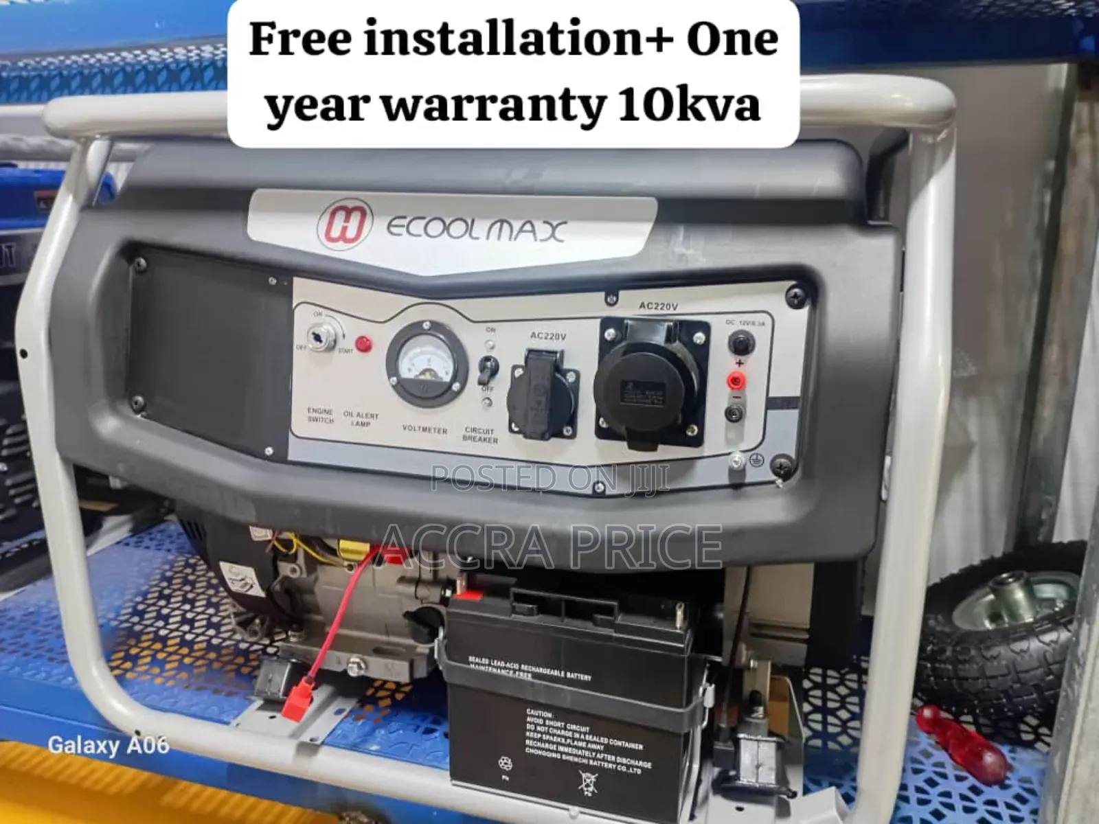 Generator Prodigy Ecoolmax Petrol Machine 10kva Ecoolmax