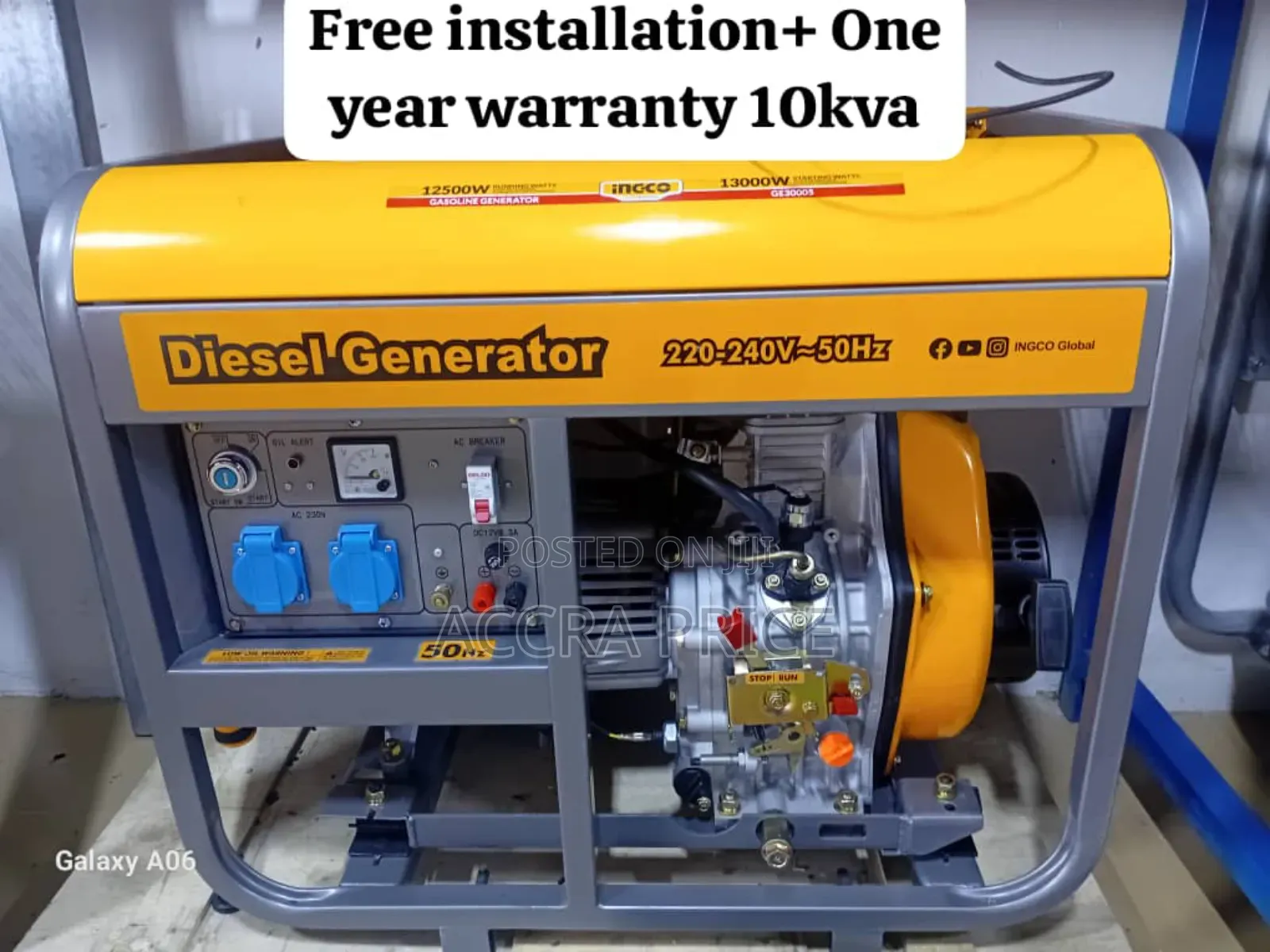 Generator Prodigy From Ingco Diesel Machine 10kva Ingco
