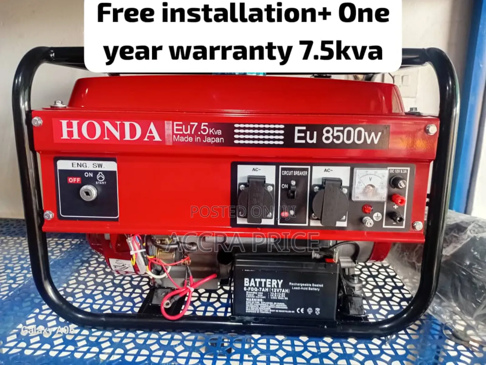 Generator Prodigy From Honda Diesel Machine 7.5kva Honda