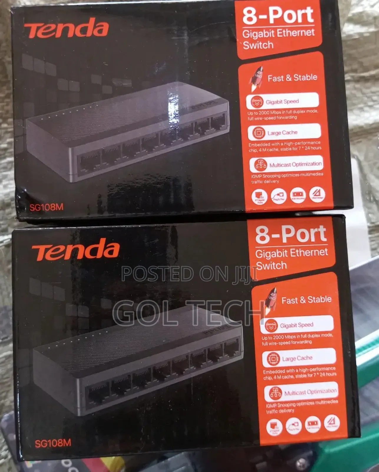 8 Port Gigabit Ethernet Switch Tenda Sg108m