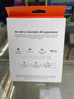 Amazon Fire Stick 4k Wi-fi 6 Alexa Voice Remote