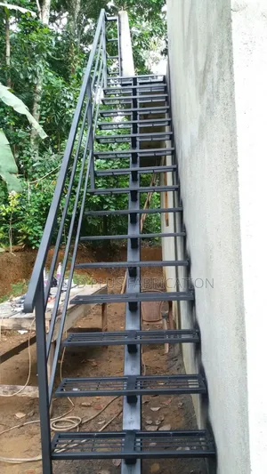 Metal Staircase With Ballustrade