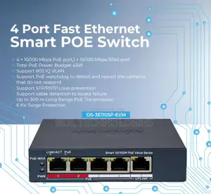 Hikvision Smart Managed Poe Switch Ds-3e1105p-Ei/M