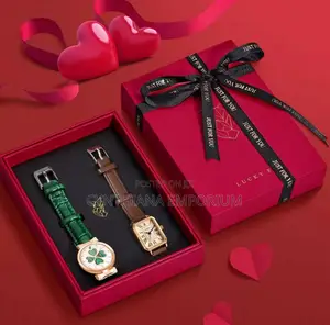 Luckyfox 2pcs Classic Wristwatch Gift Set For Her
