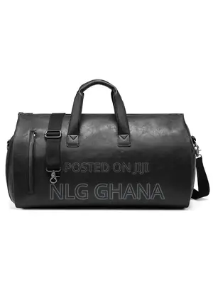Pu Leather Men Suit Storage Bag Large Capacity