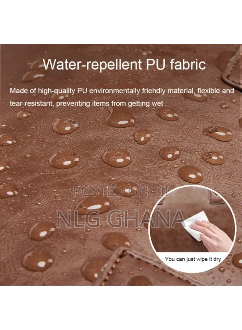 Pu Leather Men Suit Storage Bag Large Capacity