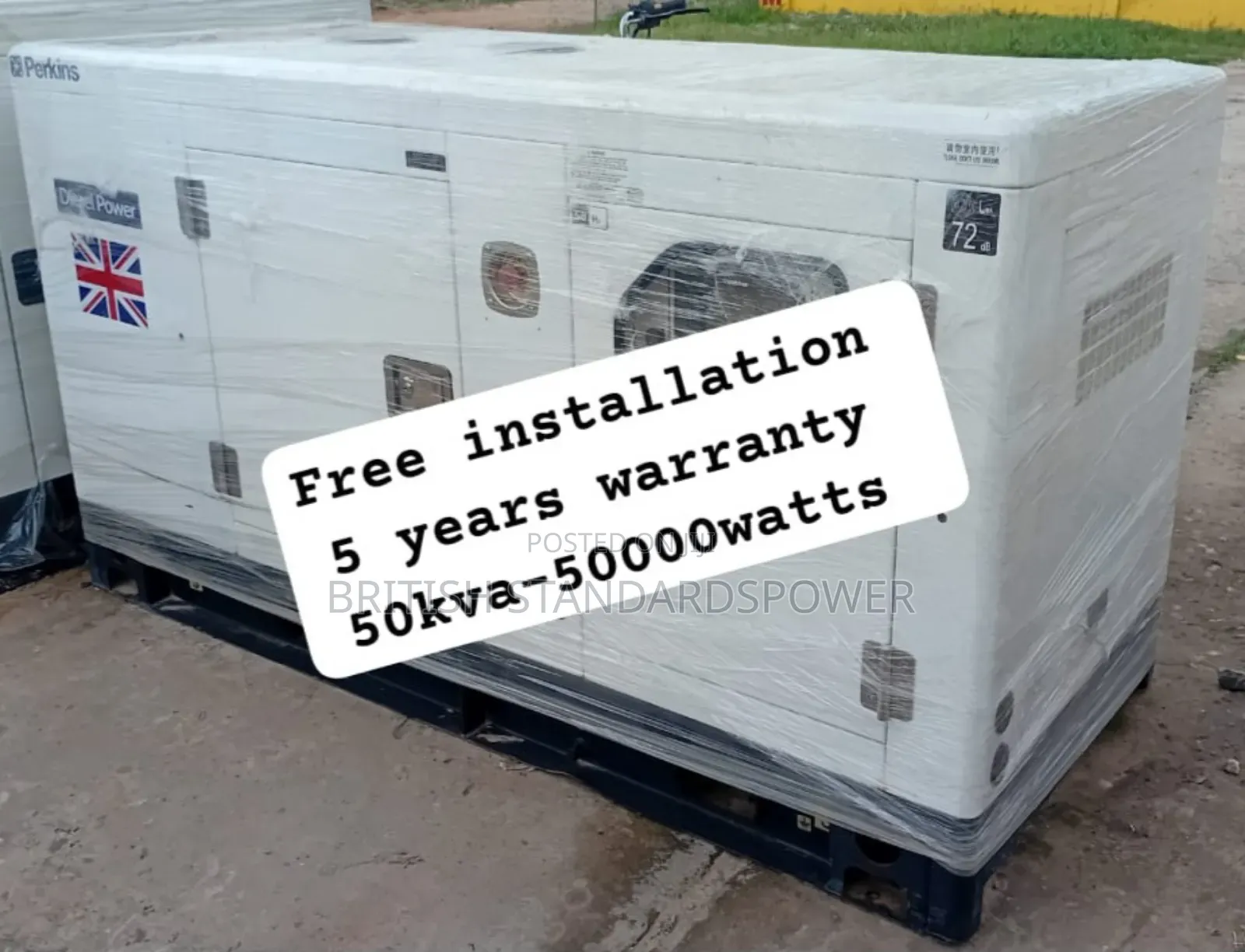 General Purpose 50kva Silent Diesel Generator