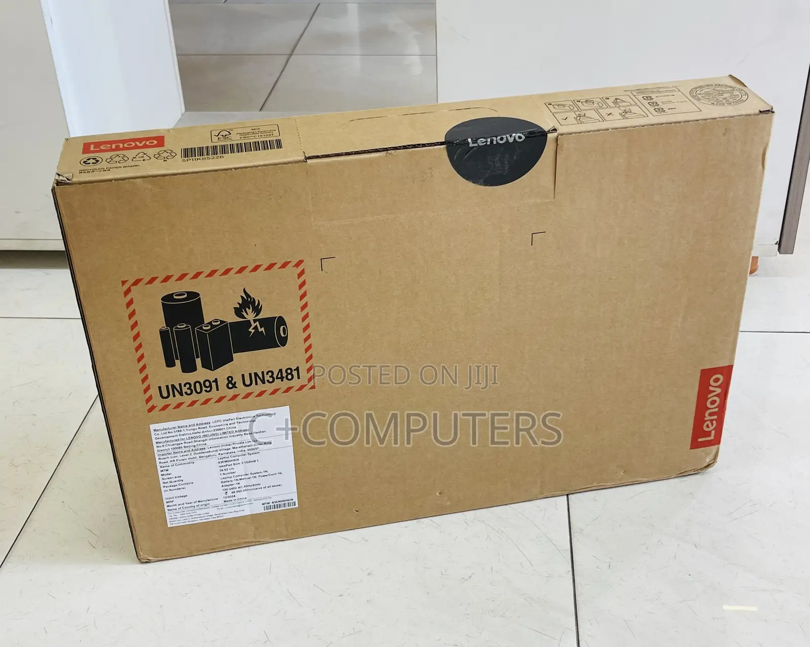 New Laptop Lenovo Ideapad 3 16GB Intel Core I7 SSD 512GB