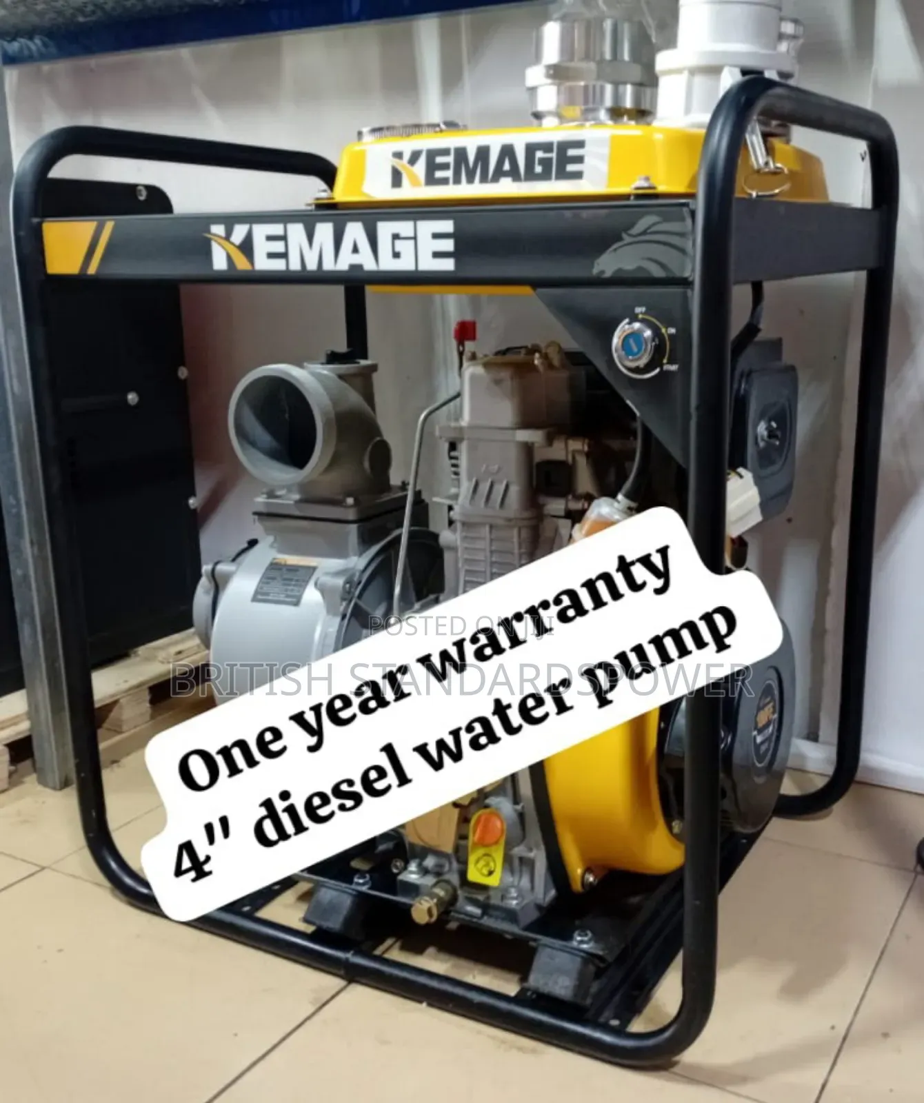 Impervious 4 Inches Diesel Water Pump