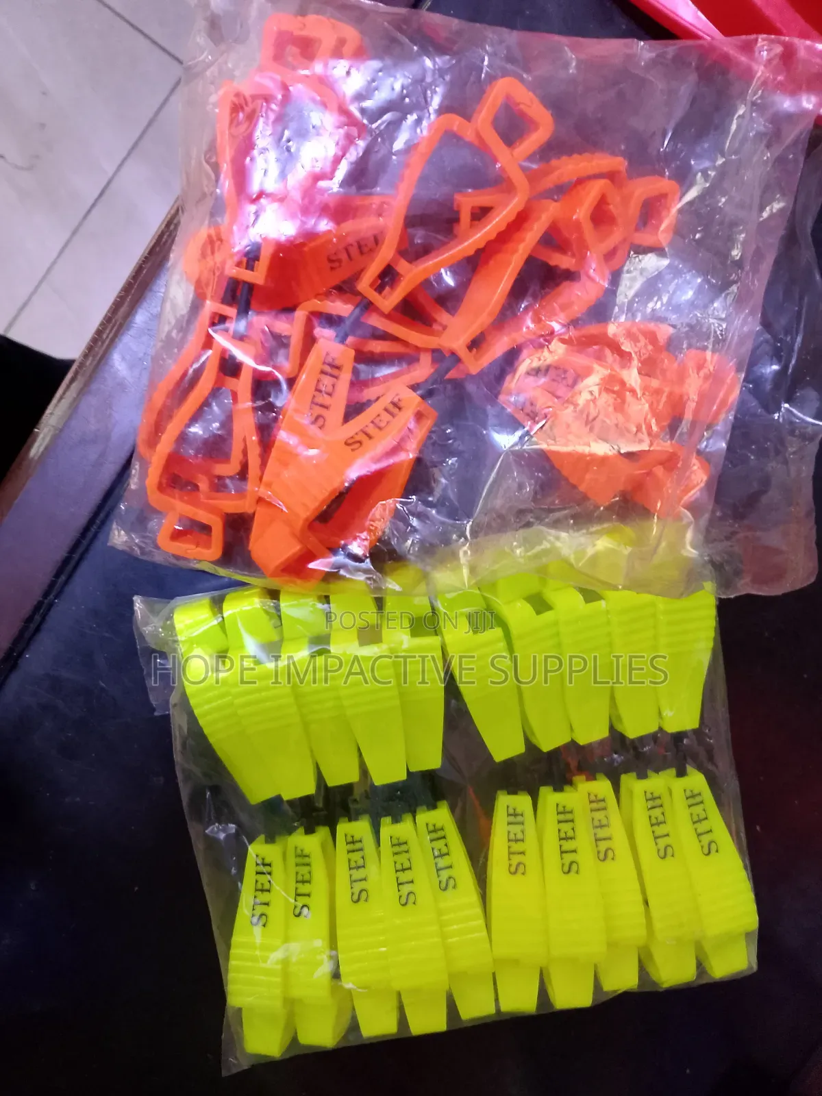 Quality Gloves Clips: (Steif Brand).