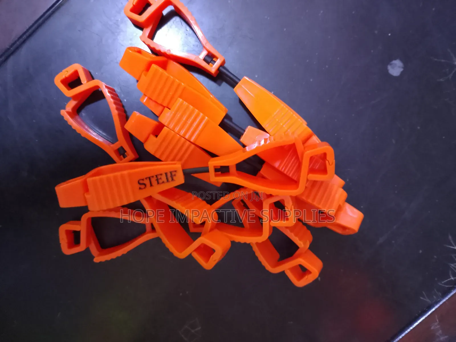 Quality Gloves Clips: (Steif Brand).