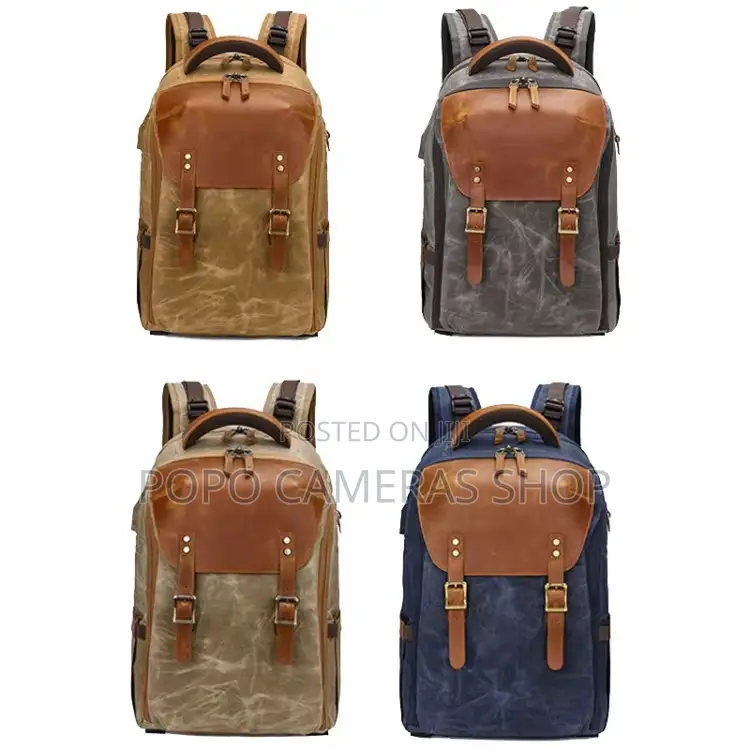 K805 Canvas And Leather Bag