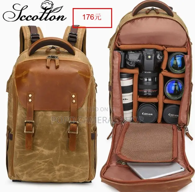 K805 Canvas And Leather Bag