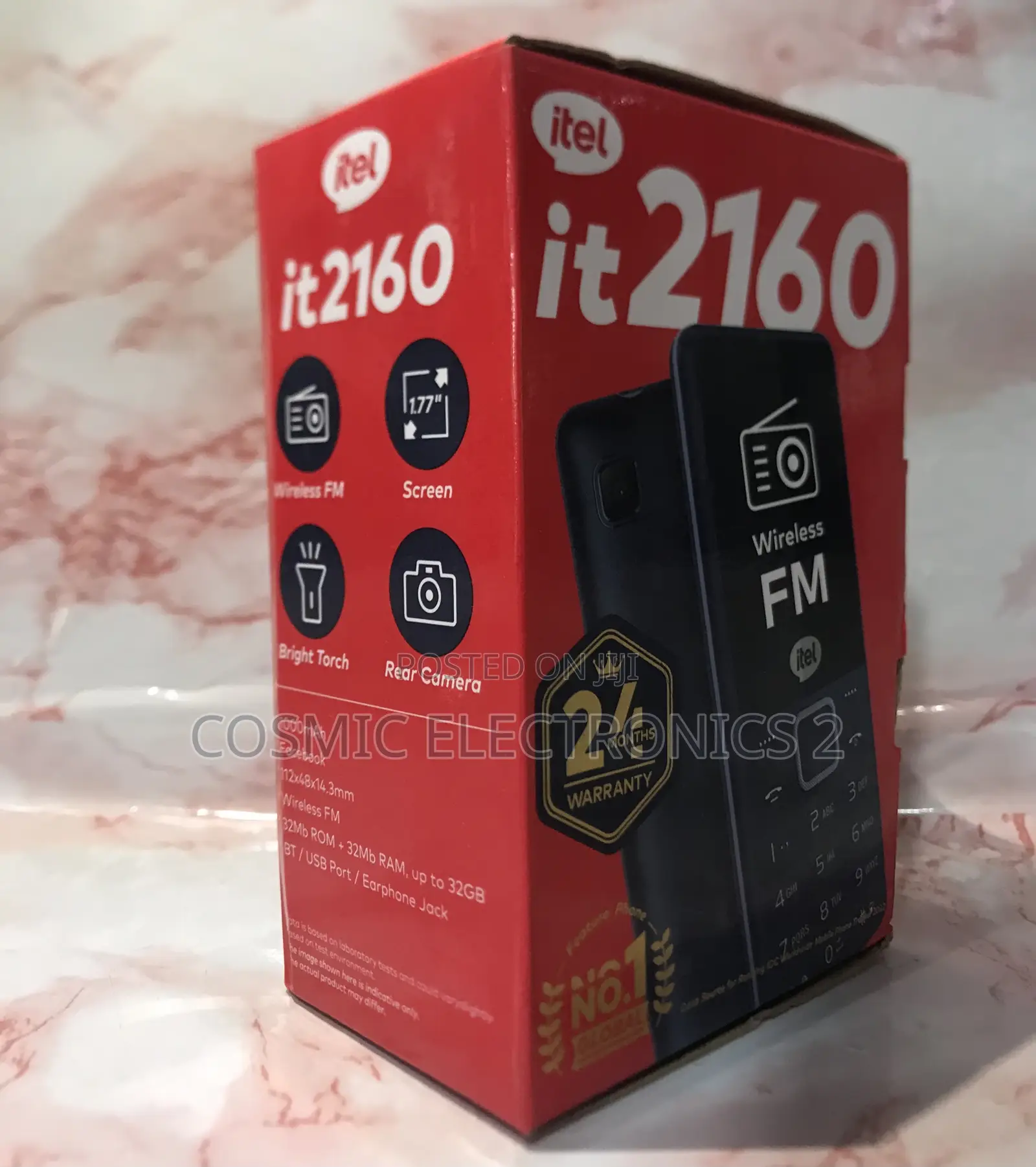 New Itel it2160 Black