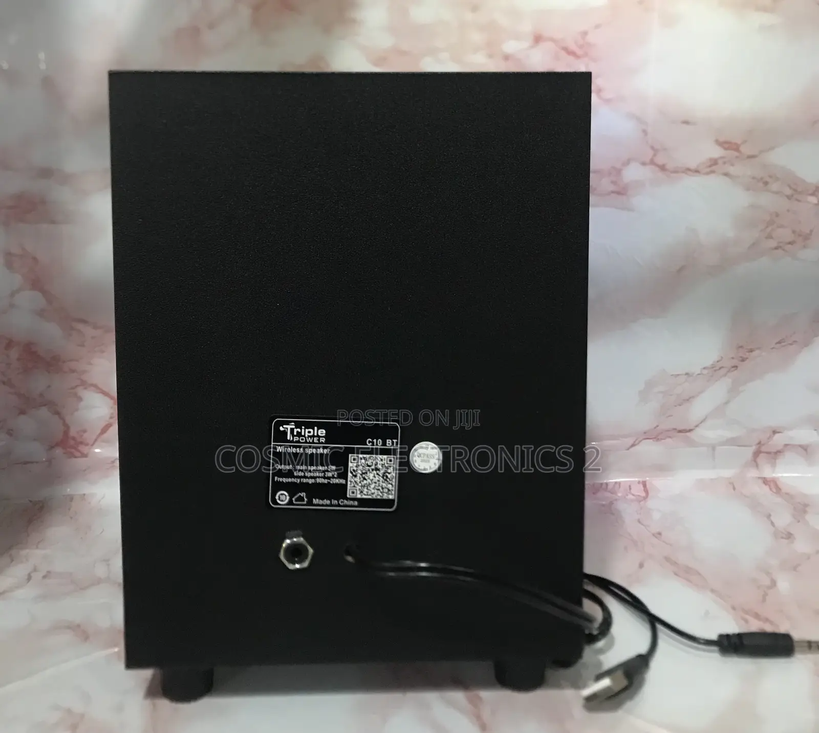 Triple Power Led Display C10 Speaker With Remote Control