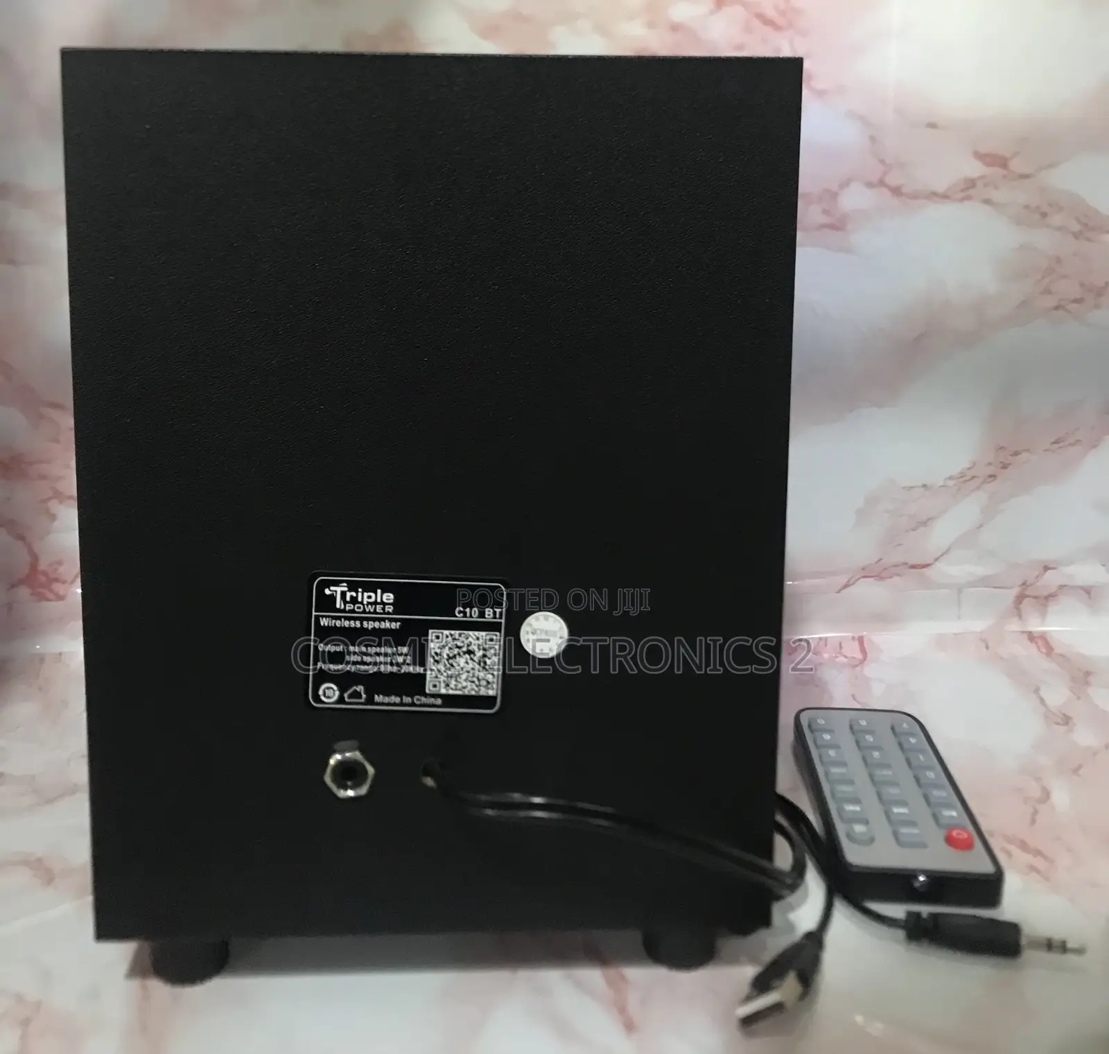 Triple Power Led Display C10 Speaker With Remote Control