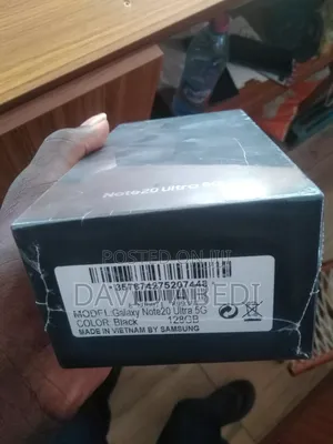 New Samsung Galaxy Note 20 Ultra 5G 128 GB Black