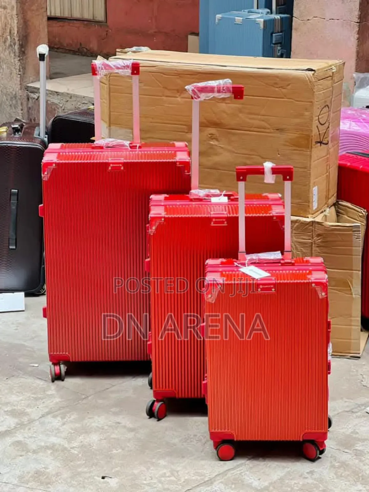 Anti - Crack Trolley Suitcase Traveling Luggage Bag