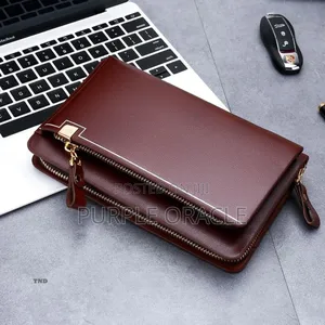 Photo - Long Leather Wallet for Men