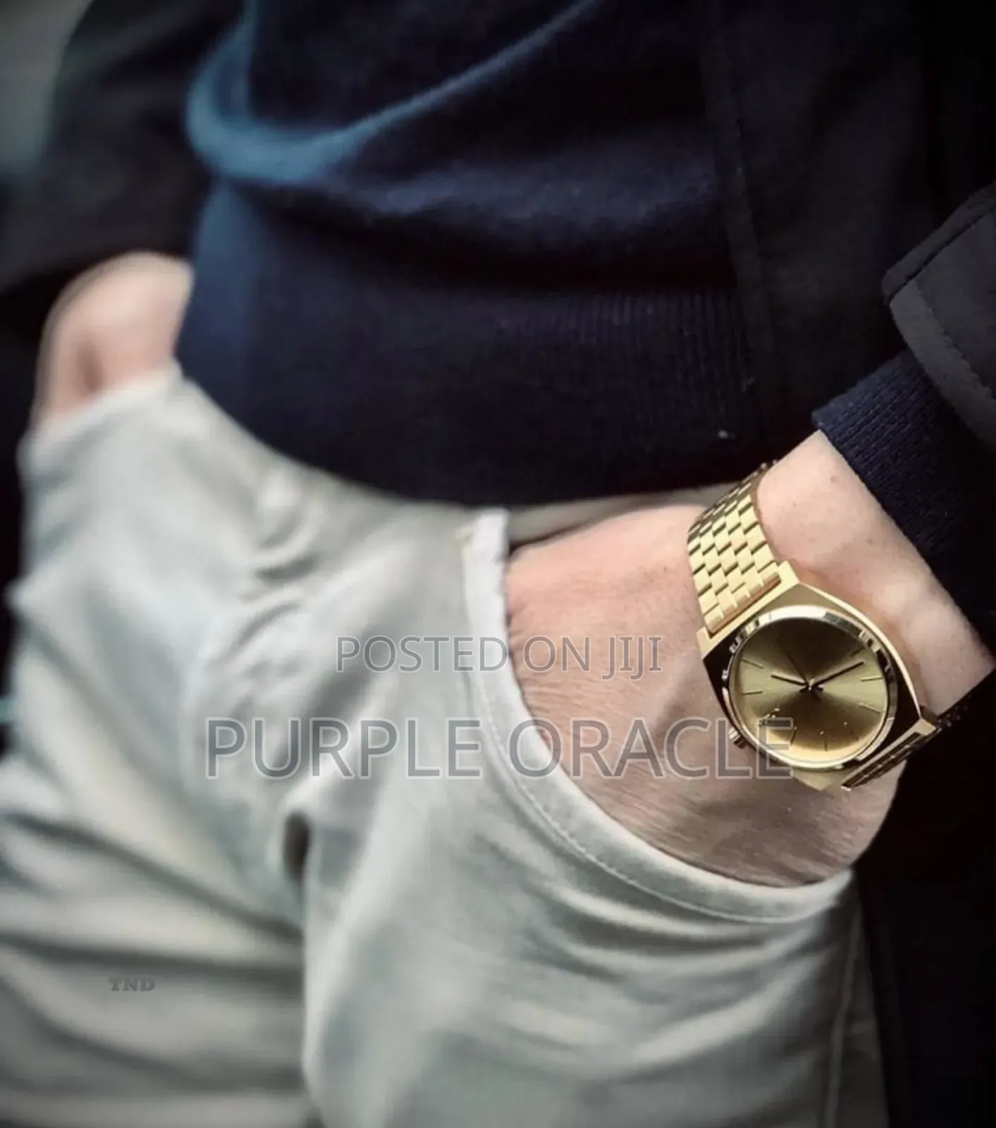 Nixon Time Teller Matte Gold Watch