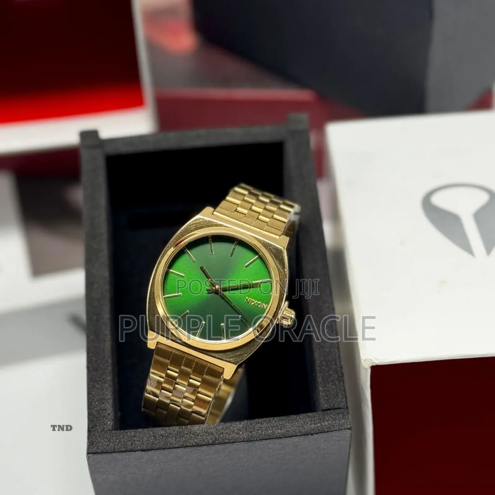 Nixon Time Teller Matte Gold Watch