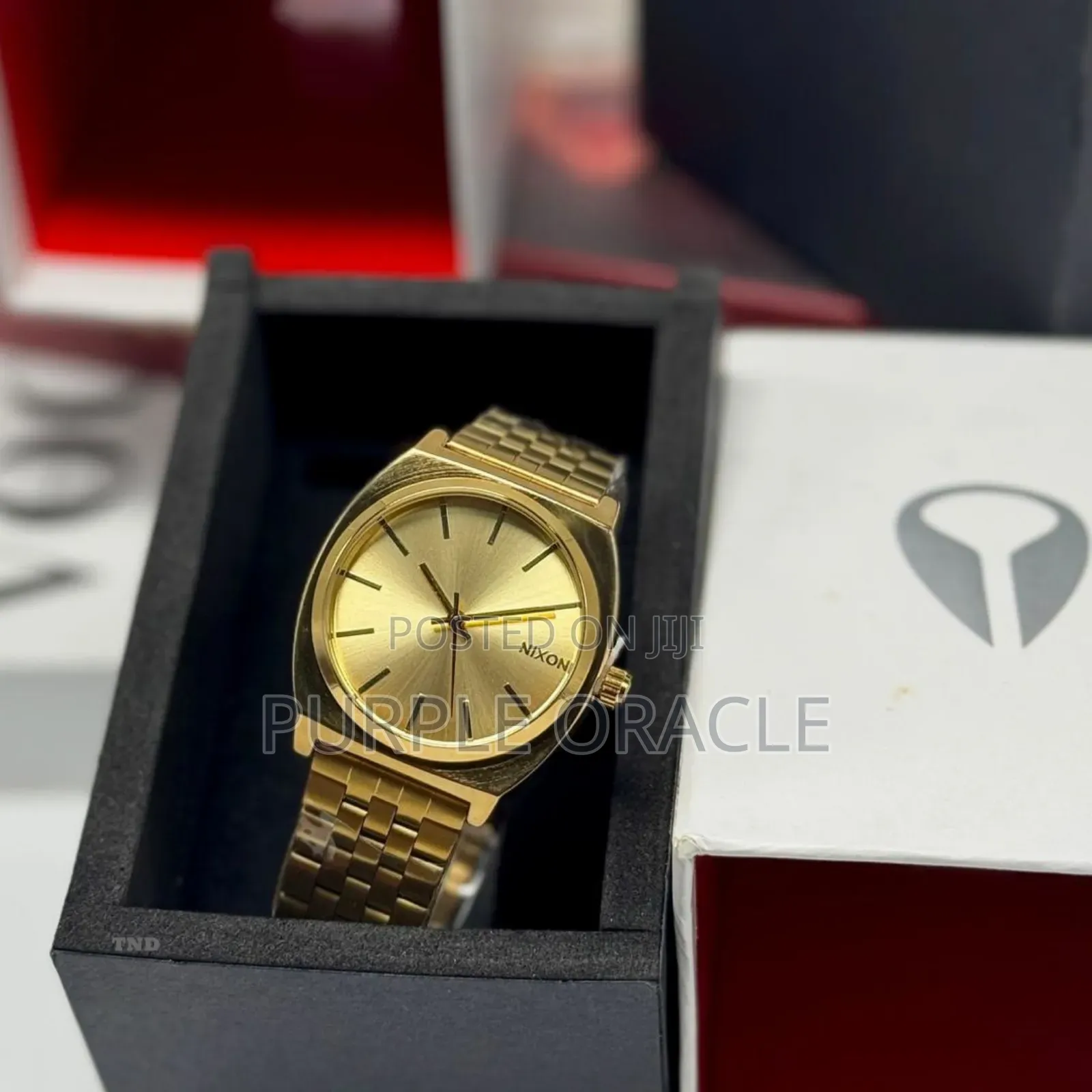 Nixon Time Teller Matte Gold Watch
