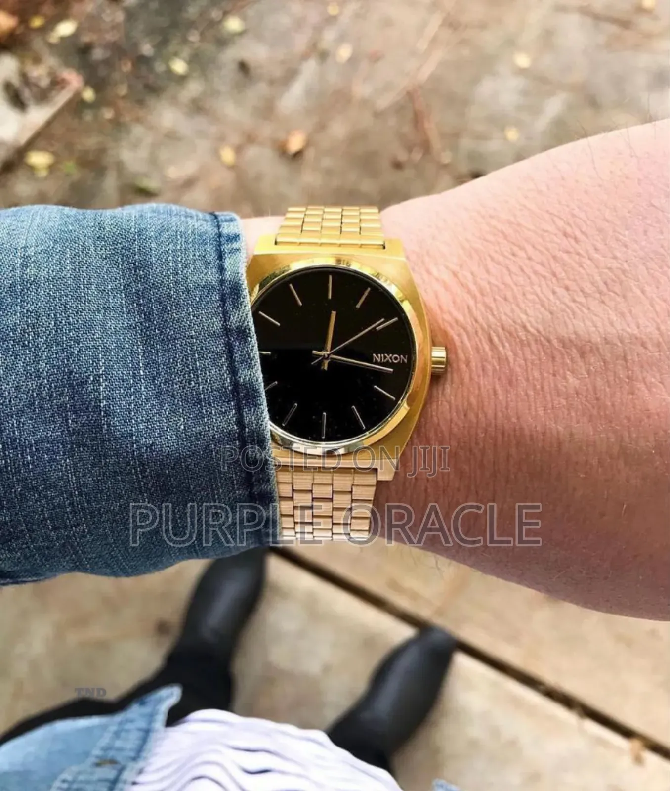 Nixon Time Teller Matte Gold Watch