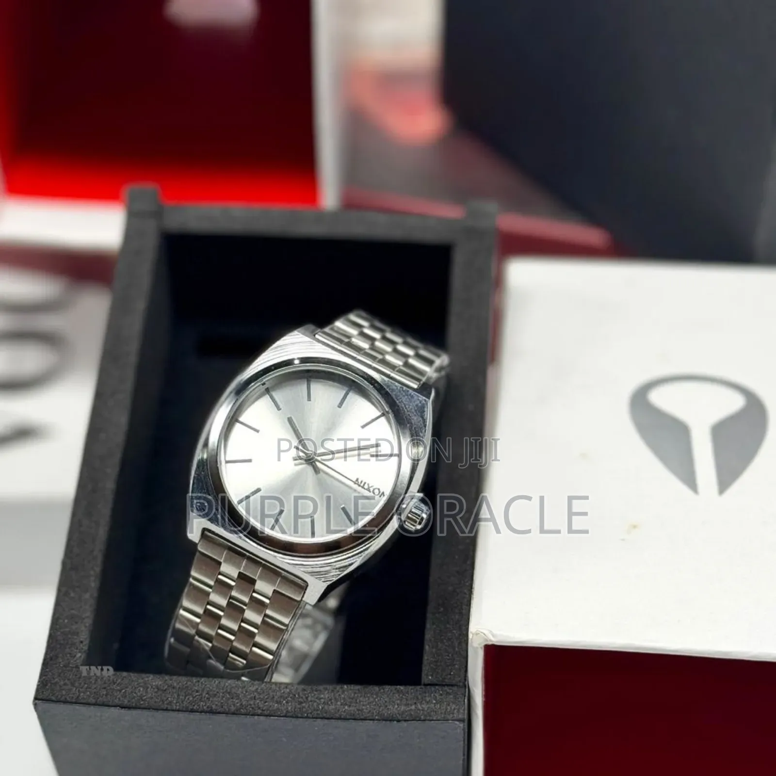 Nixon Time Teller Silver Watch