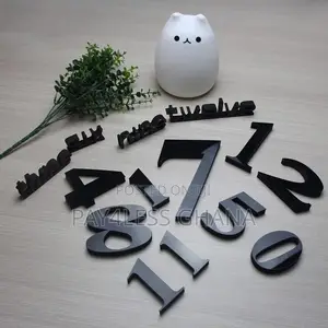 3d Diy Framless Large Wall Clock