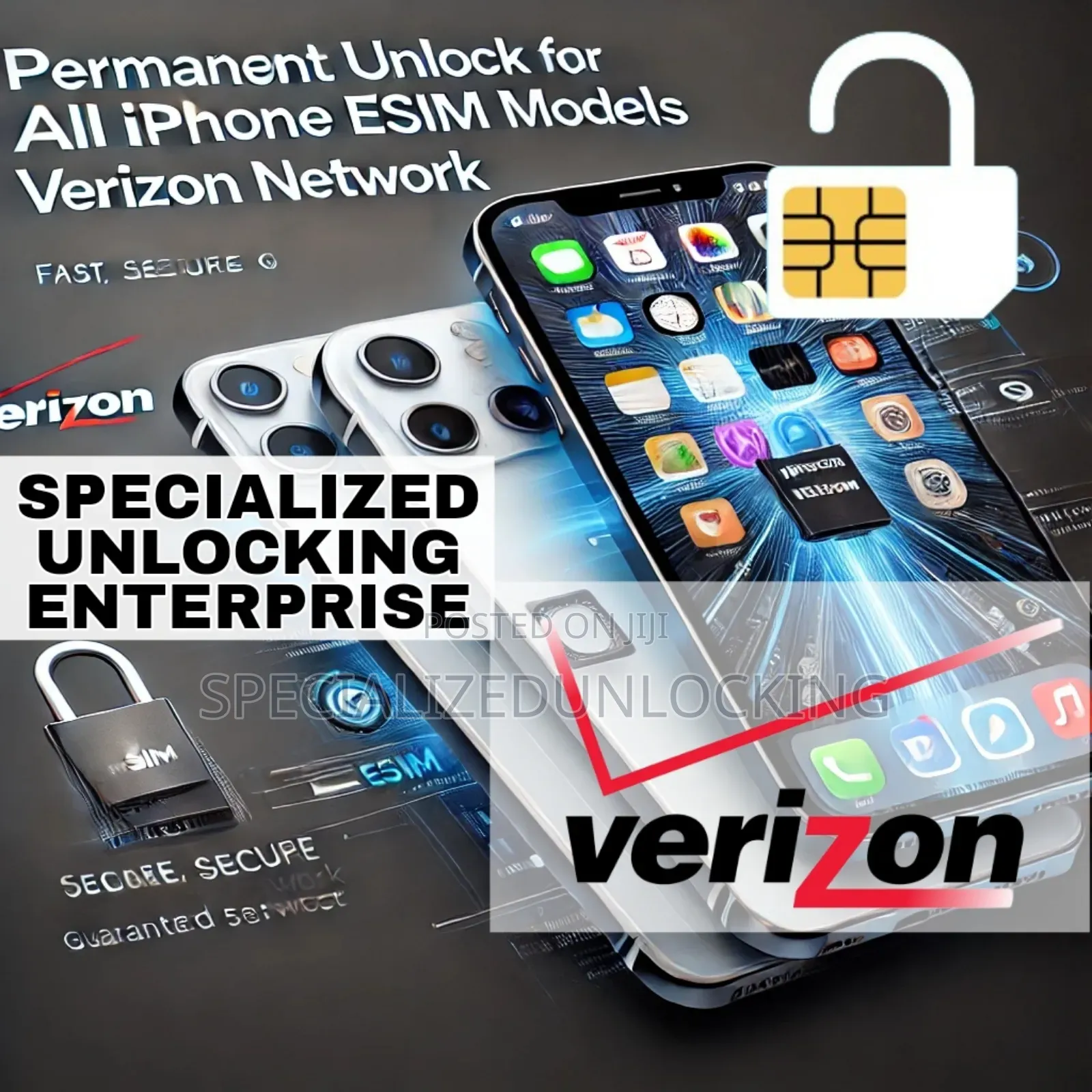 All Verizon iPhone Models Permanent Unlocking