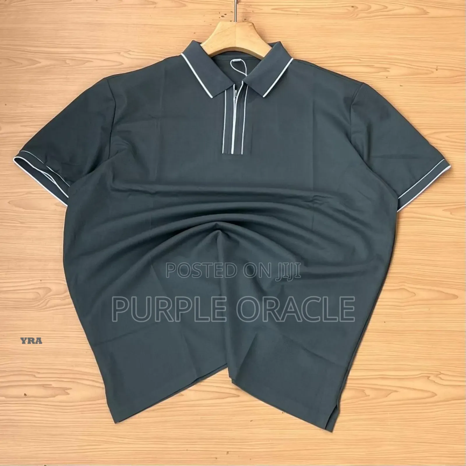 Modern Zippered Polo Shirt for Gentlemen