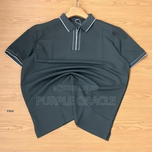 Modern Zippered Polo Shirt for Gentlemen