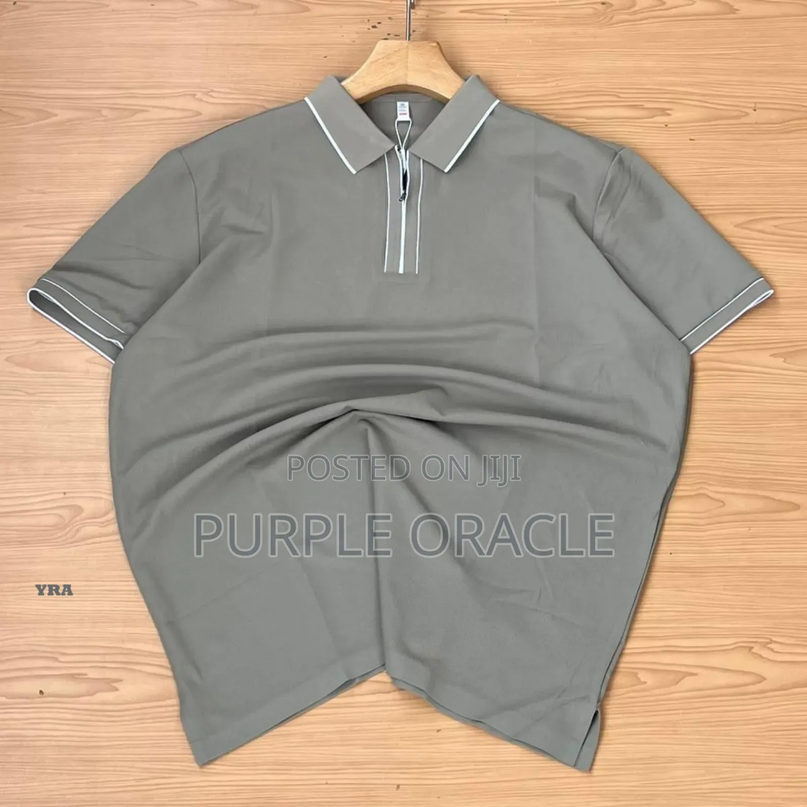 Modern Zippered Polo Shirt for Gentlemen