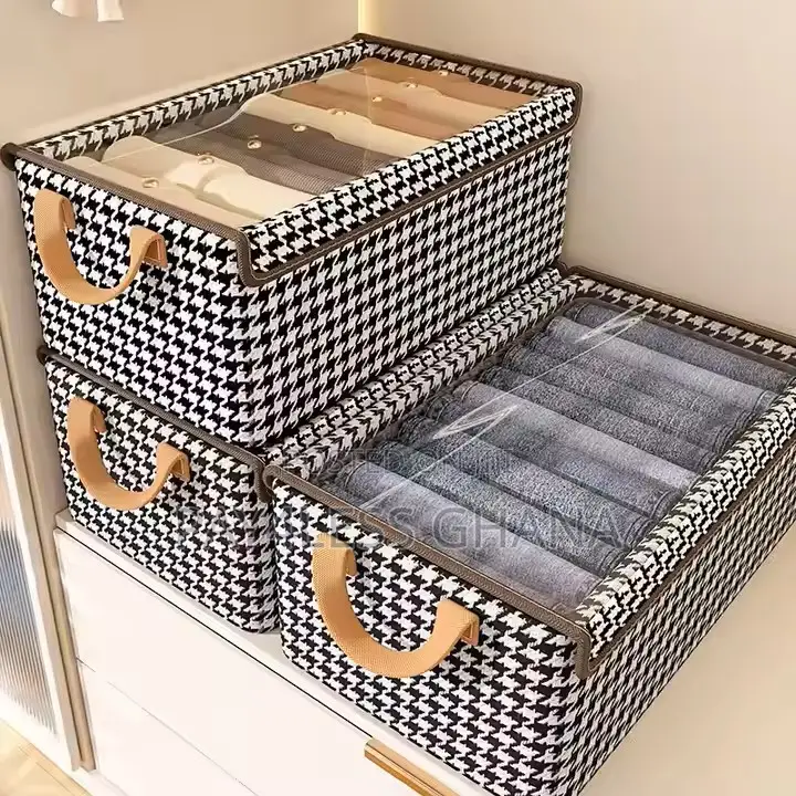Large 48l Foldable Multifunctional Storage Box
