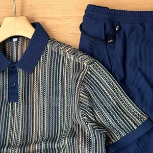 Stripped Kaftan Top and Comfort Pants Set